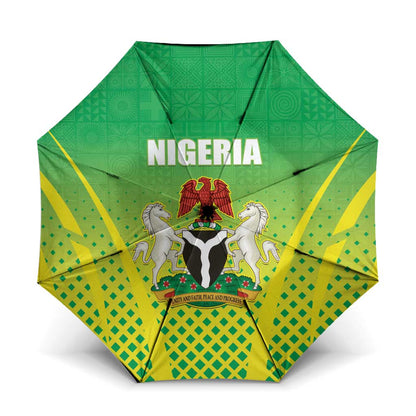 Nigeria Cricket Umbrella Come On Yellow Greens