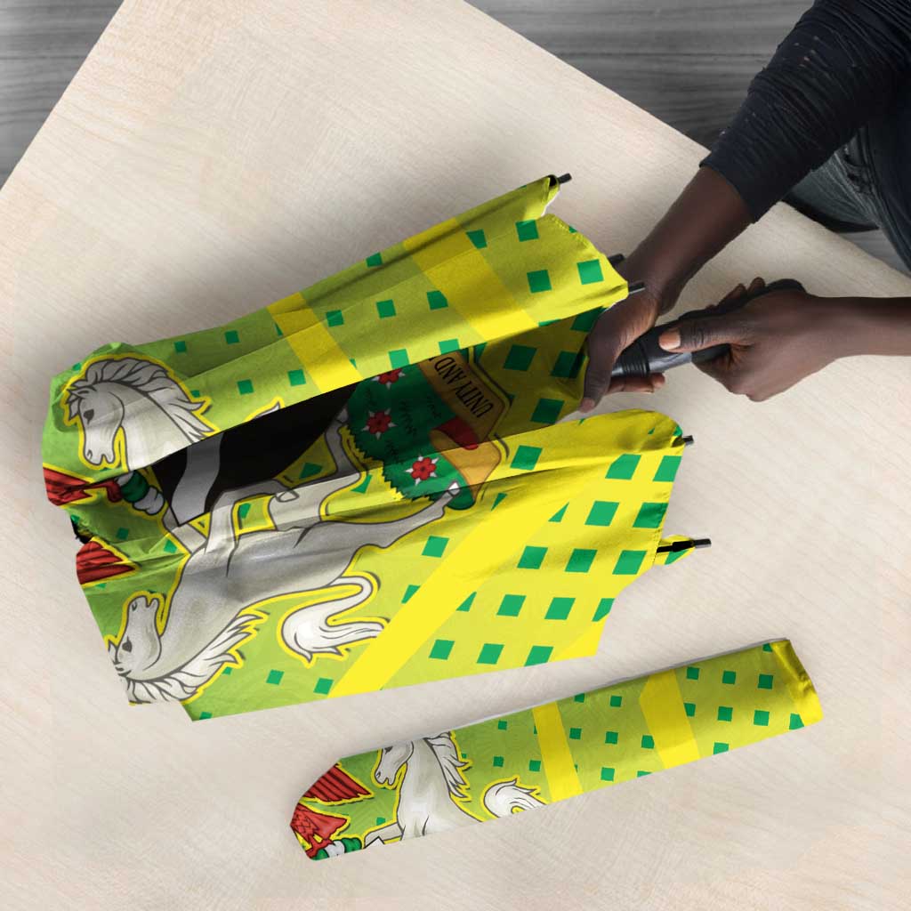 Nigeria Cricket Umbrella Come On Yellow Greens