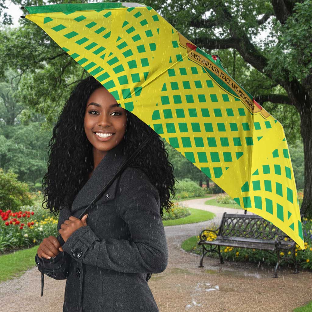 Nigeria Cricket Umbrella Come On Yellow Greens