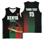 Custom Kenya Cricket Basketball Jersey Come On Simbas LT15
