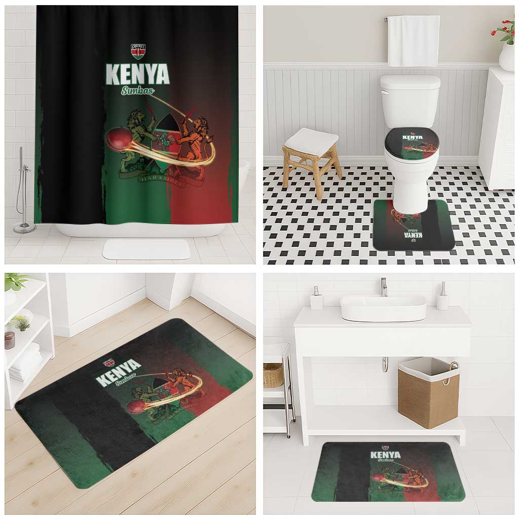 Kenya Cricket Bathroom Set Go Simbas Go