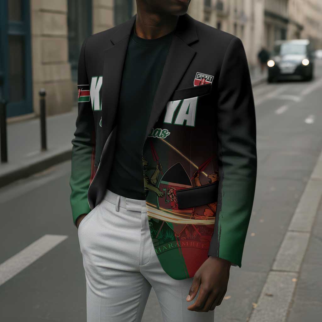 Custom Kenya Cricket Blazer Go Simbas Go
