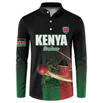 Custom Kenya Cricket Button Sweatshirt Go Simbas Go