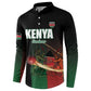 Custom Kenya Cricket Button Sweatshirt Go Simbas Go