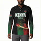 Custom Kenya Cricket Button Sweatshirt Go Simbas Go