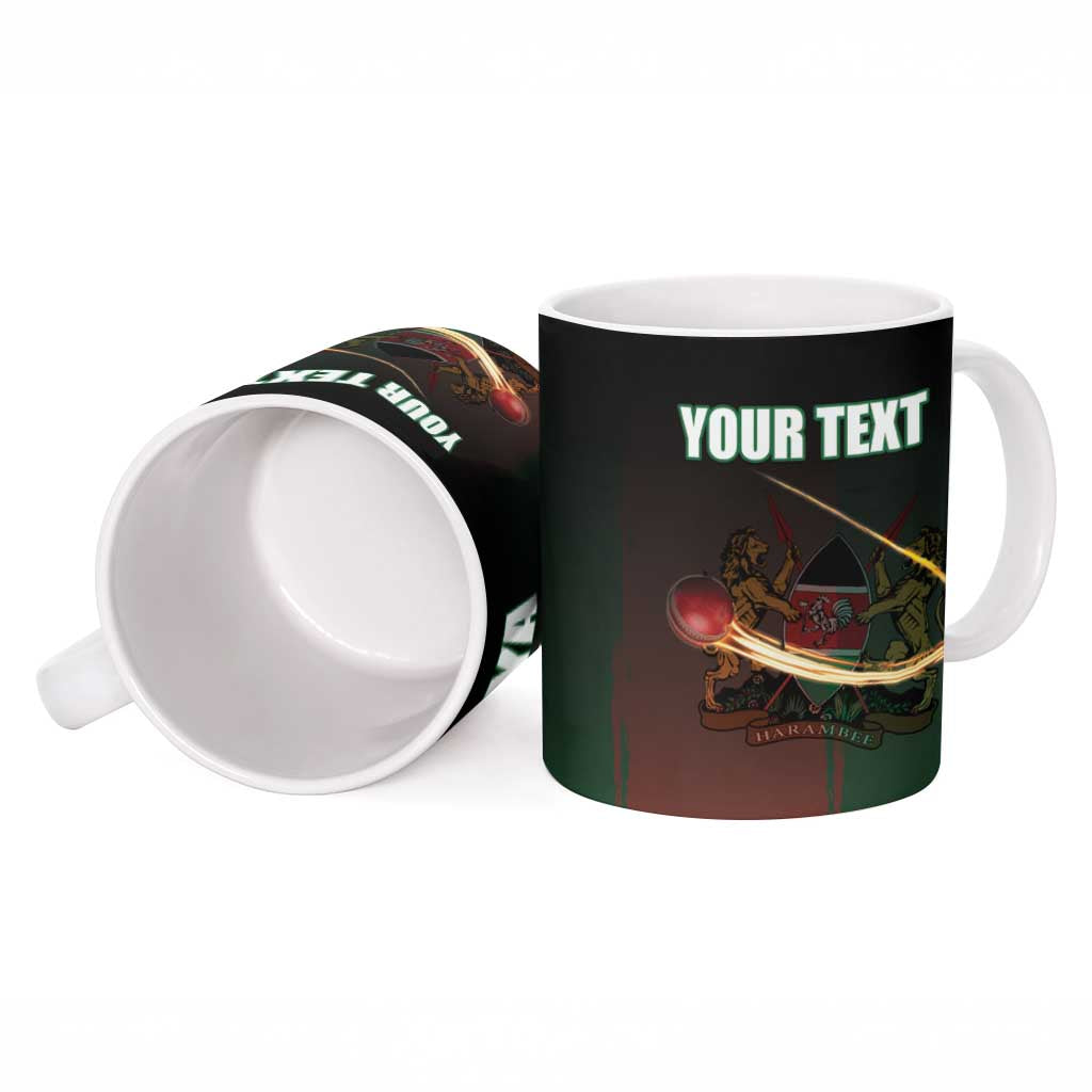Custom Kenya Cricket Ceramic Mug Go Simbas Go
