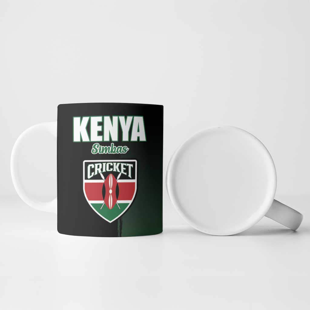 Custom Kenya Cricket Ceramic Mug Go Simbas Go