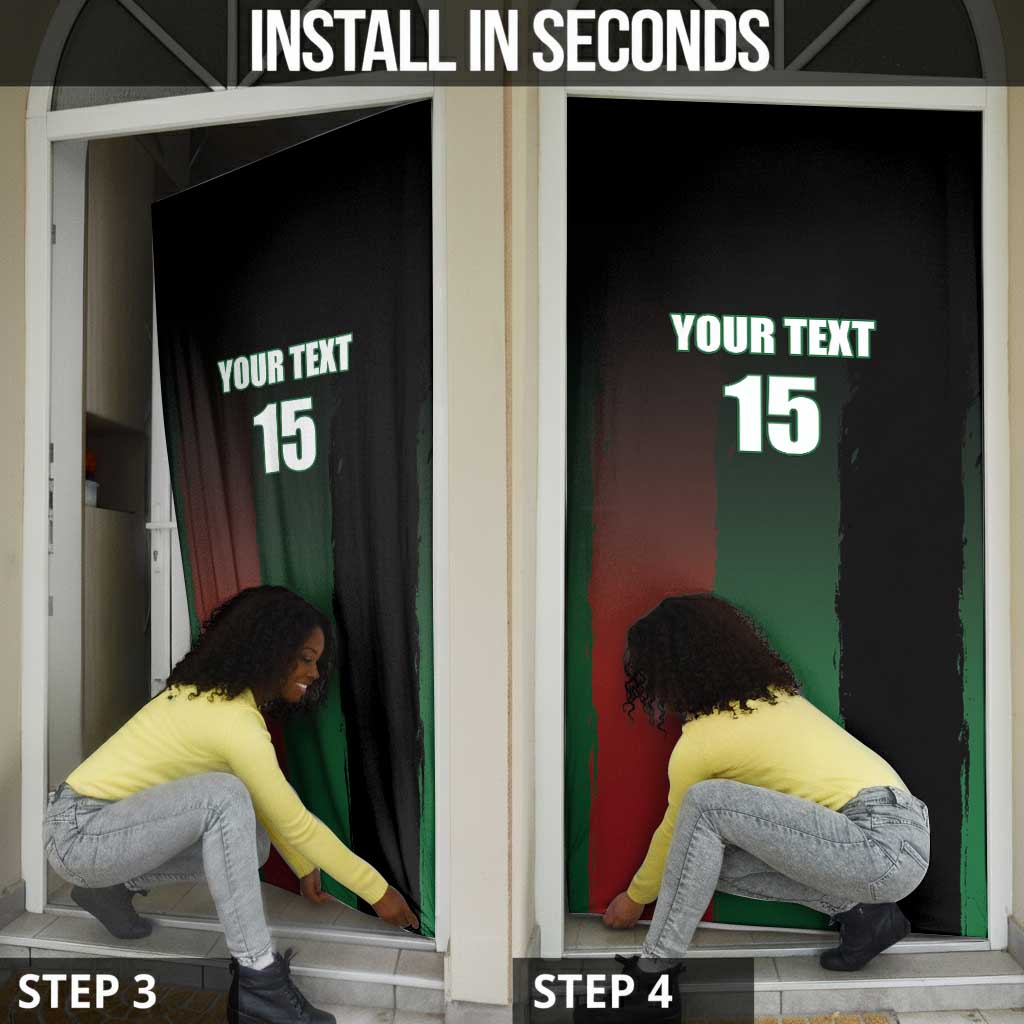 Custom Kenya Cricket Door Cover Go Simbas Go