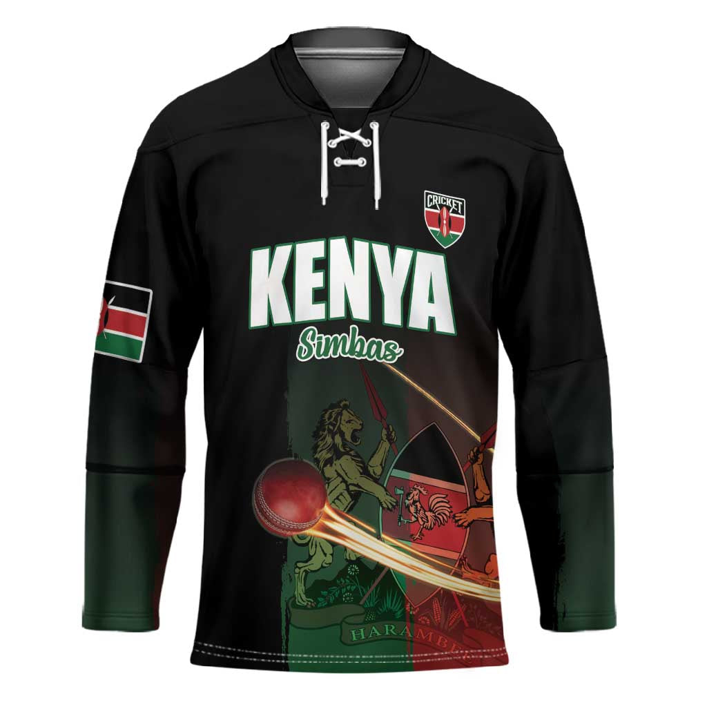 Custom Kenya Cricket Hockey Jersey Go Simbas Go
