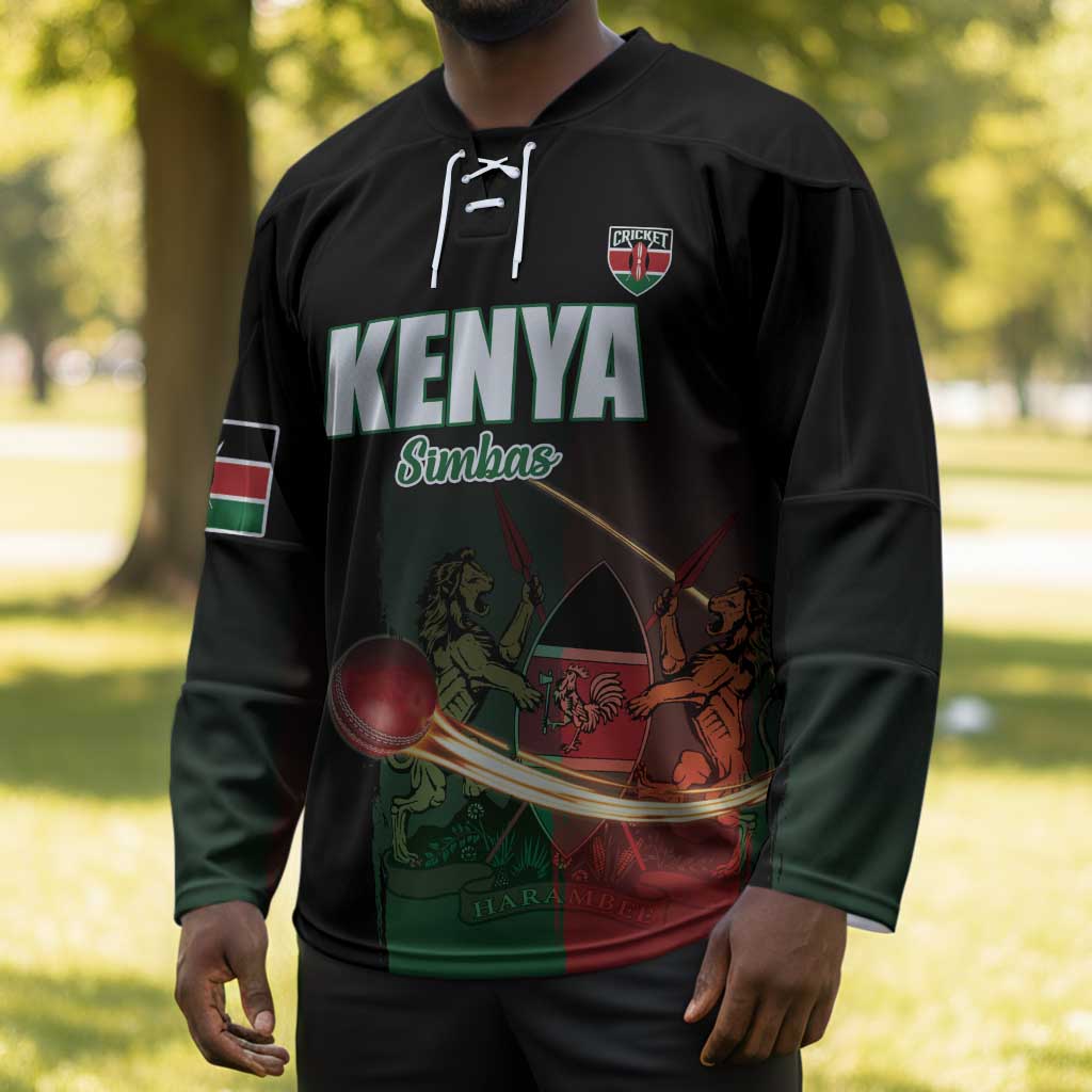 Custom Kenya Cricket Hockey Jersey Go Simbas Go