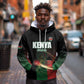 Custom Kenya Cricket Hoodie Come On Simbas - African Pride