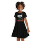 Custom Kenya Cricket Kid Short Sleeve Dress Come On Simbas - African Pride