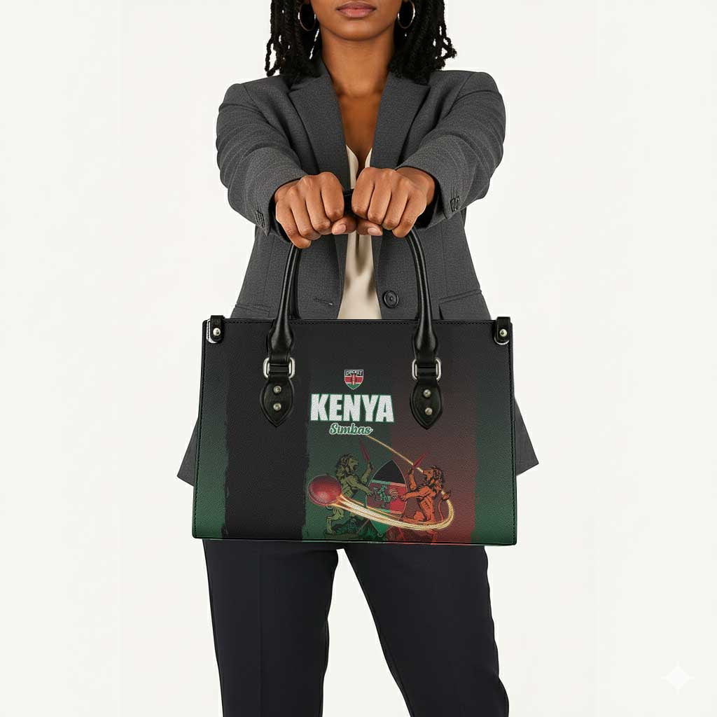 Kenya Cricket Leather Bag Go Simbas Go