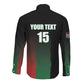 Custom Kenya Cricket Long Sleeve Button Shirt Come On Simbas - African Pride