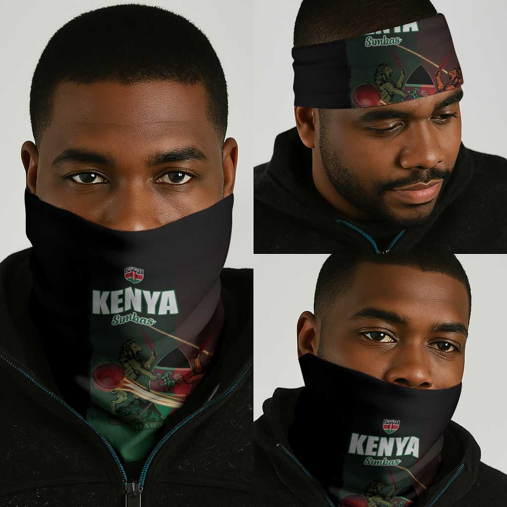 Kenya Cricket Neck Gaiter Come On Simbas LT15