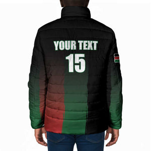Custom Kenya Cricket Padded Jacket Go Simbas Go