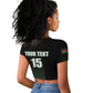 Custom Kenya Cricket Raglan Cropped T shirt Come On Simbas - African Pride