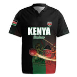 Custom Kenya Cricket Rugby Jersey Come On Simbas - African Pride