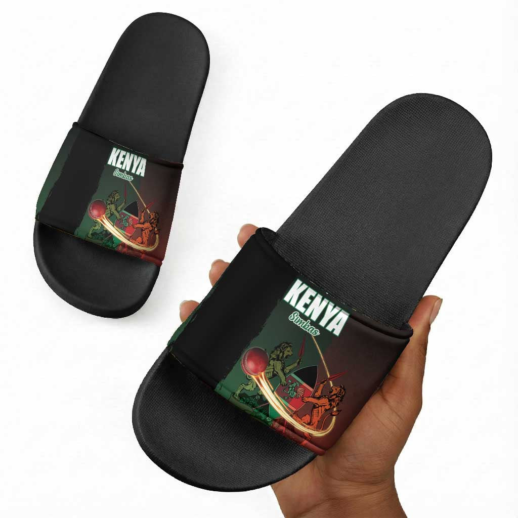 Kenya Cricket Slide Sandals Go Simbas Go