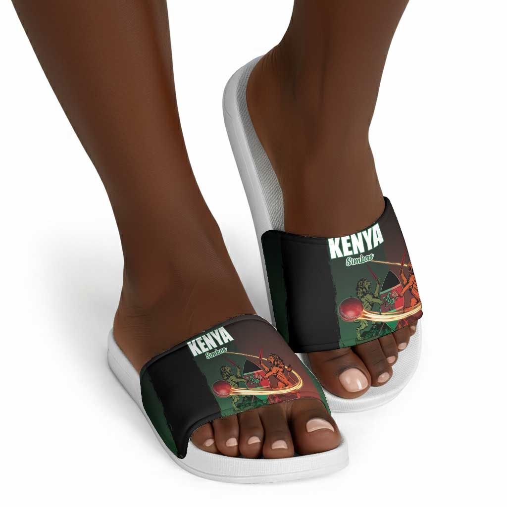 Kenya Cricket Slide Sandals Go Simbas Go
