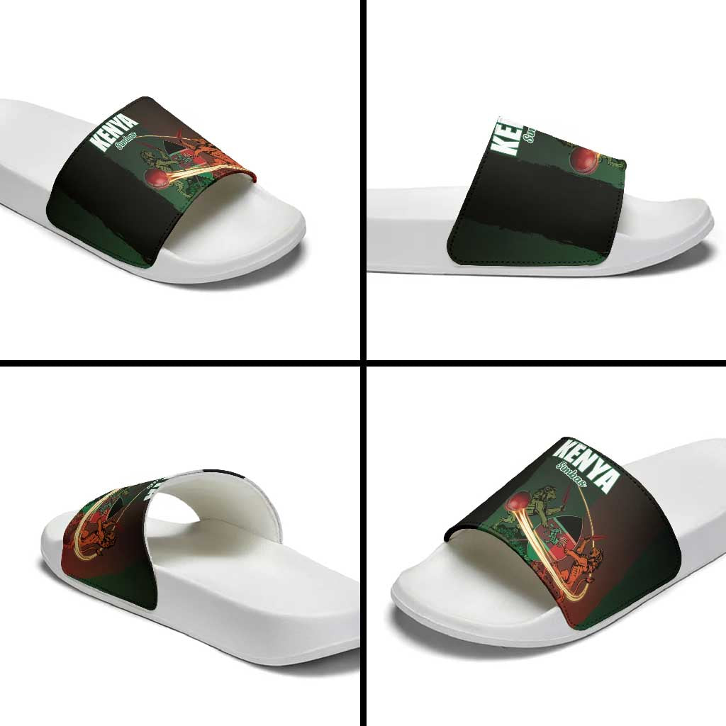 Kenya Cricket Slide Sandals Go Simbas Go
