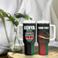 Custom Kenya Cricket Tumbler With Handle Come On Simbas - African Pride