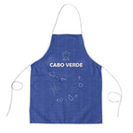 Cape Verde Football Apron Come On Tubaroes Azuis - Blue