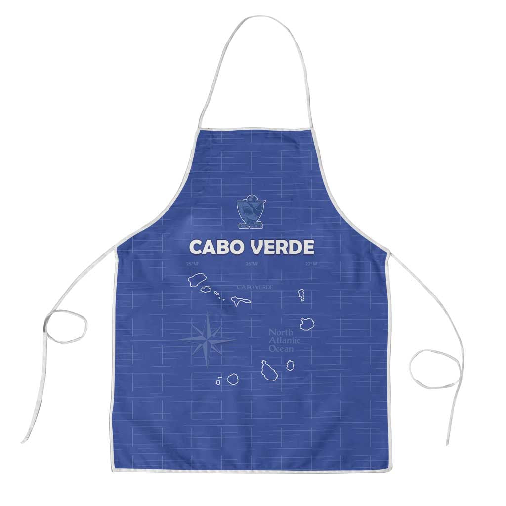 Cape Verde Football Apron Come On Tubaroes Azuis - Blue