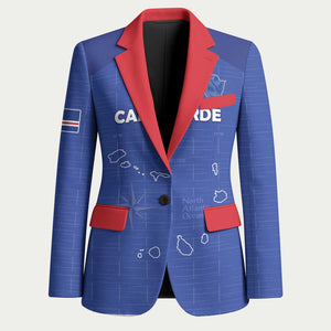 Custom Cape Verde Football Blazer Come On Tubaroes Azuis - Blue