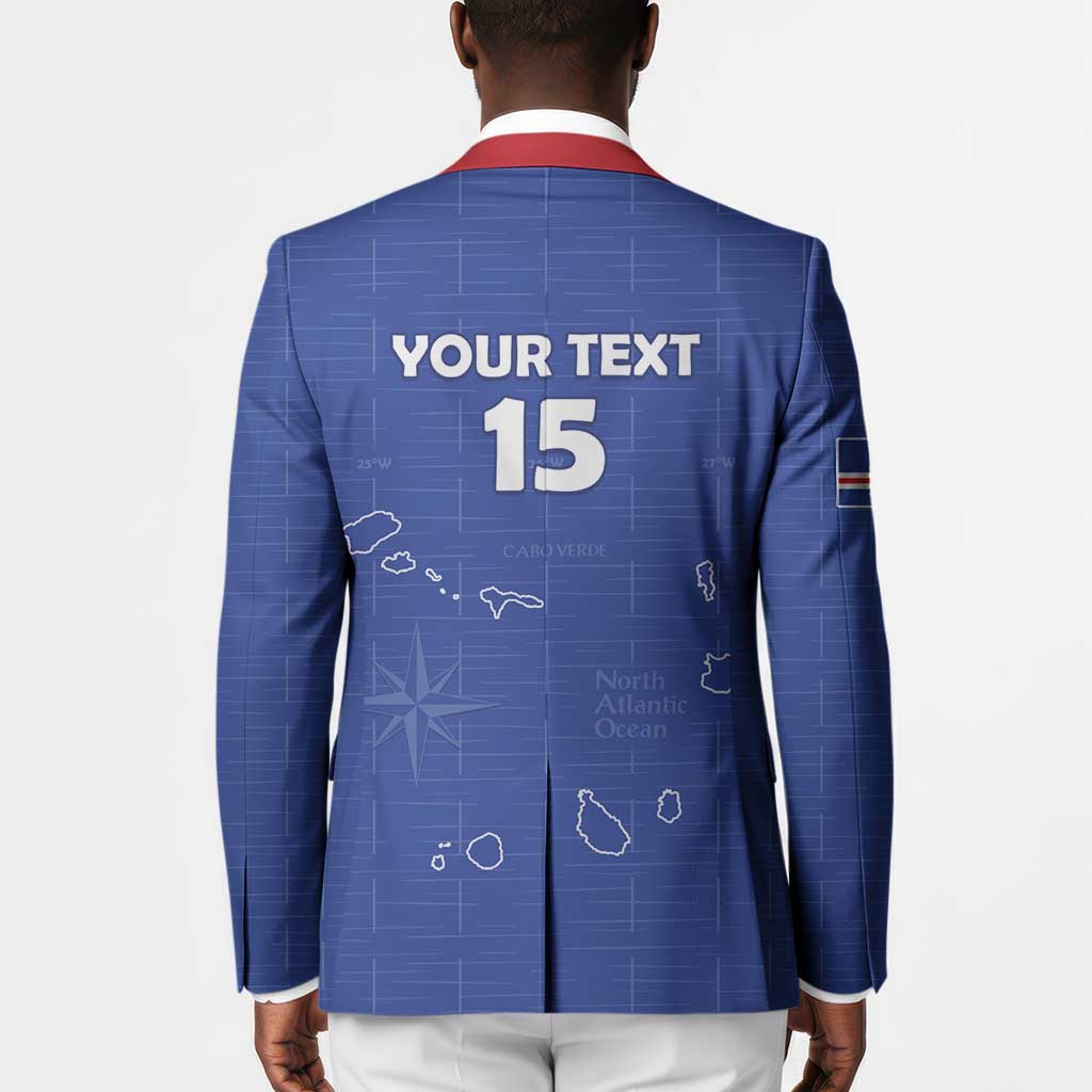 Custom Cape Verde Football Blazer Come On Tubaroes Azuis - Blue