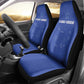 Cabo Verde Football Car Seat Cover Go Tubaroes Azuis Go - Blue - African Pride