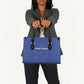 Cape Verde Football Leather Bag Come On Tubaroes Azuis - Blue