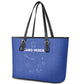 Cabo Verde Football Leather Tote Bag Go Tubaroes Azuis Go - Blue - African Pride