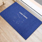 Cabo Verde Football Rubber Doormat Go Tubaroes Azuis Go - Blue - African Pride