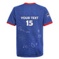 Custom Cabo Verde Football Rugby Jersey Go Tubaroes Azuis Go - Blue - African Pride