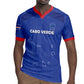 Custom Cabo Verde Football Rugby Jersey Go Tubaroes Azuis Go - Blue - African Pride