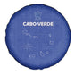 Cabo Verde Football Spare Tire Cover Go Tubaroes Azuis Go - Blue - African Pride