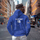 Custom Cabo Verde Football Zip Hoodie Go Tubaroes Azuis Go - Blue - African Pride