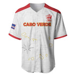 Custom Cabo Verde Football Baseball Jersey Go Tubaroes Azuis Go - White - African Pride