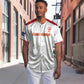 Custom Cabo Verde Football Baseball Jersey Go Tubaroes Azuis Go - White - African Pride