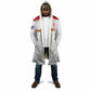 Custom Cape Verde Football Cloak Come On Tubaroes Azuis - White