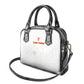 Cabo Verde Football Shoulder Handbag Go Tubaroes Azuis Go - White - African Pride