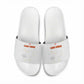 Cape Verde Football Slide Sandals Come On Tubaroes Azuis - White
