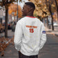 Custom Cabo Verde Football Sweatshirt Go Tubaroes Azuis Go - White - African Pride