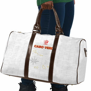 Cape Verde Football Travel Bag Come On Tubaroes Azuis - White
