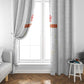 Cabo Verde Football Window Curtain Go Tubaroes Azuis Go - White - African Pride