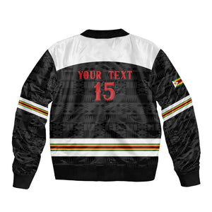 Custom Hockey Zimbabwe Bomber Jacket Hatirohwe - We don’t lose - African Pride