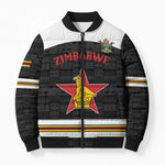 Custom Hockey Zimbabwe Bomber Puffer Jacket Go Champions