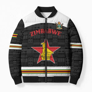 Custom Hockey Zimbabwe Bomber Puffer Jacket Go Champions