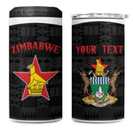 Custom Hockey Zimbabwe 4 in 1 Can Cooler Tumbler Hatirohwe - We don’t lose - African Pride